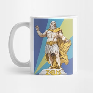 Vintage Retro Zeus Greek God Mug